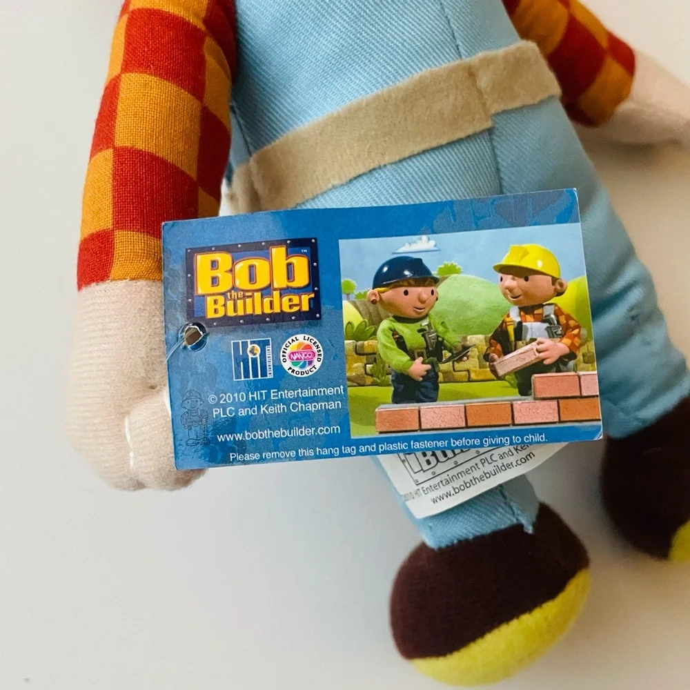 Bob the Builder Jackhammering Stuffed Plush Doll NWT - Picture 4 of 4